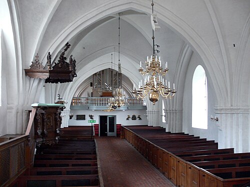 Skanörs kyrka, interno