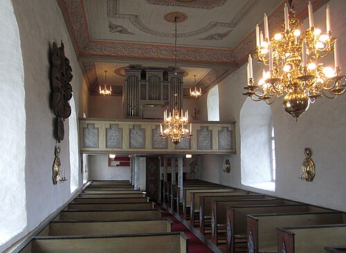 Sörby kyrka, interno