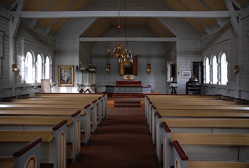 Kvikkjokks kyrka, interno