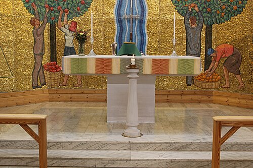 Gottsunda kyrka, interno