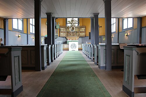 Gräsö kyrka, interno