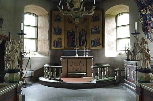 Hömbs kyrka, interno