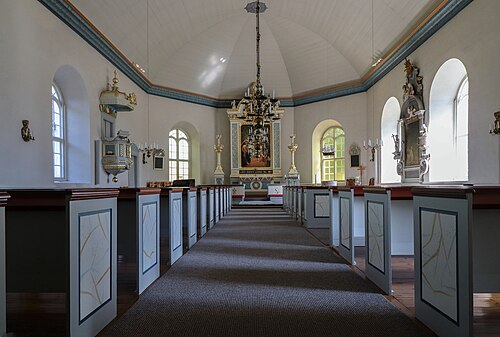 Sandby kyrka, interno