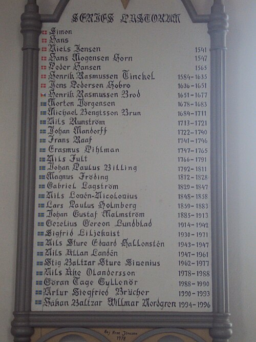 Äspö kyrka, intérieur