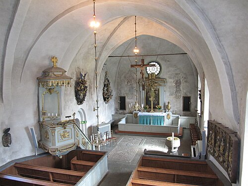 Fresta kyrka, intérieur