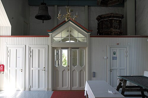 Värö kyrka, interno