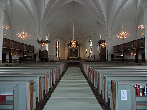 Sunne kyrka, interno