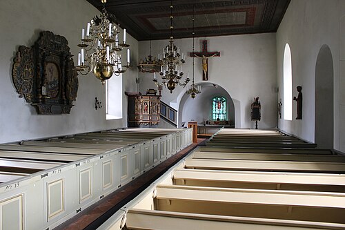 Bredestads kyrka, interno