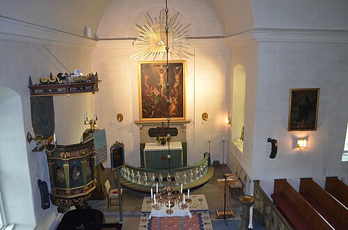 Gällersta kyrka, interno