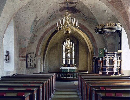 Södra Vings kyrka, intérieur
