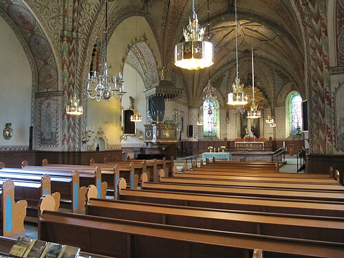 Vårfrukyrkan, interno