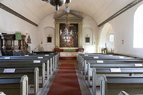Östra Skrukeby kyrka, intérieur