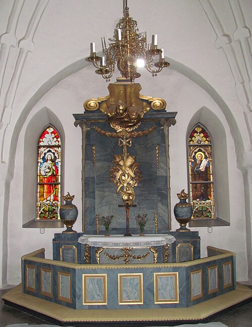 Medåkers kyrka, interno