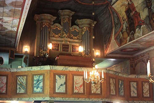 Vireda kyrka, interno