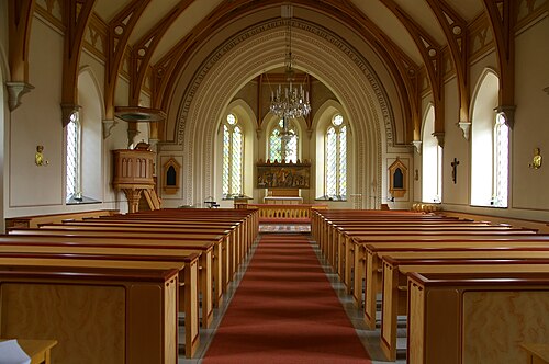 Åsarp-Smula kyrka, interno