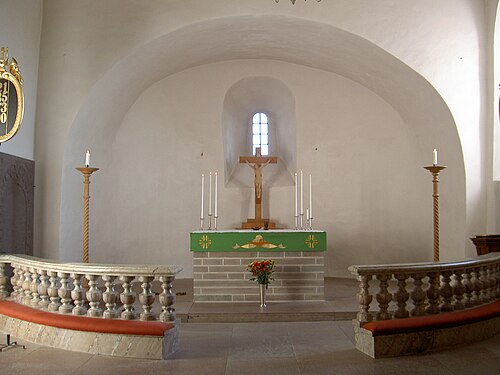 Fridlevstads kyrka, interno
