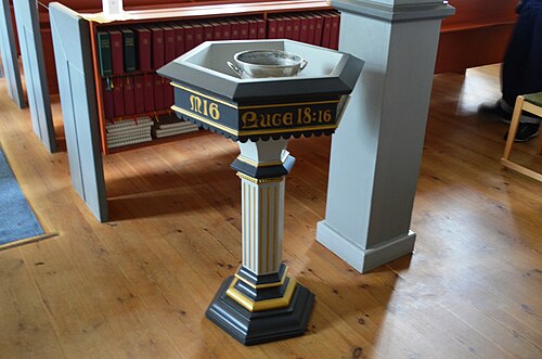 Fuxerna kyrka, interno