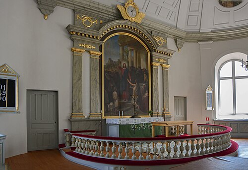 Gårdsby kyrka, interno