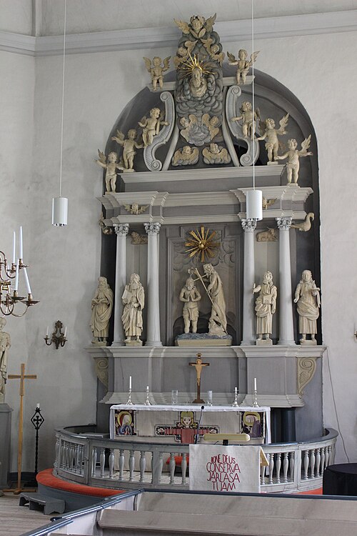 Järlåsa kyrka, interno