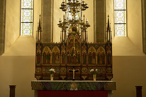 Roma kyrka, interno