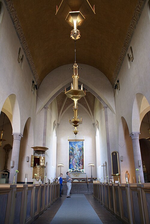 Sandvikens kyrka, interno
