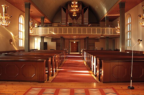 Sävars kyrka, interno