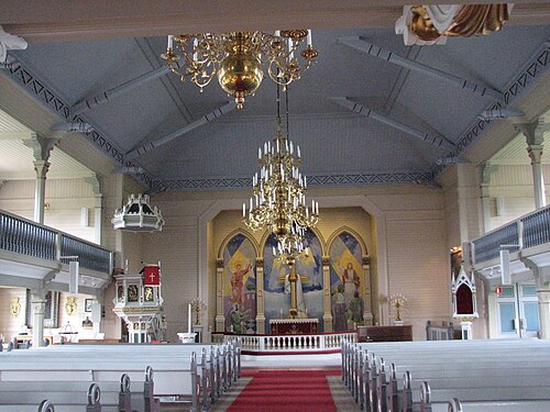 Arvidsjaurs kyrka, intérieur