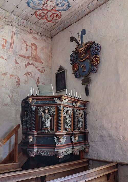 Drevs gamla kyrka, interno