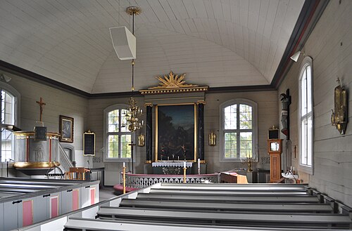 Härlunda kyrka, interno