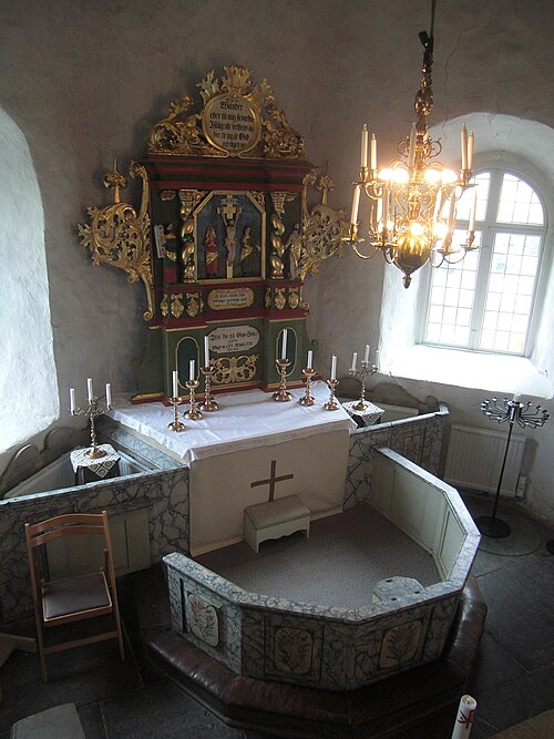 Sörby kyrka, interno