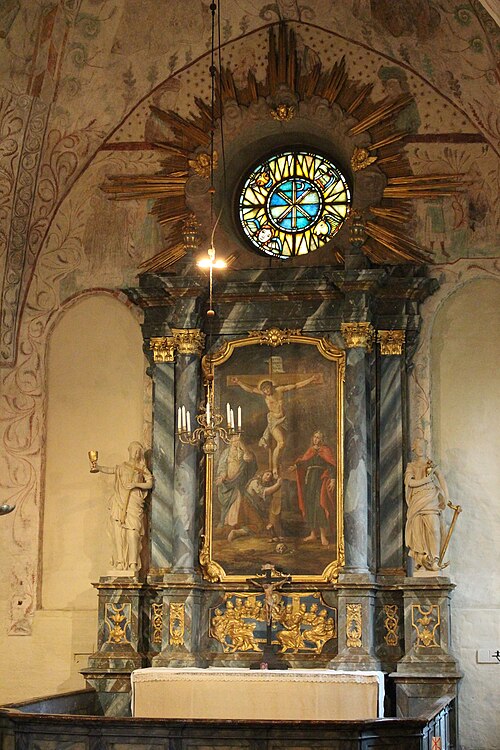 Vendels kyrka, interno