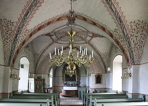 Vättlösa kyrka, interno