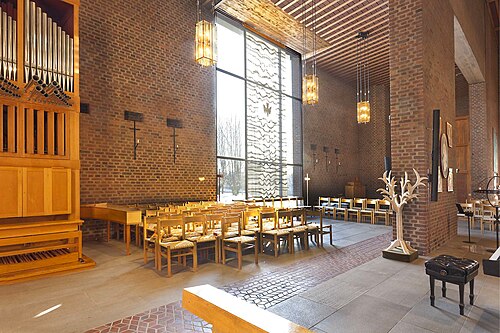 Härlanda kyrka, interno