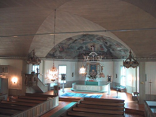 Järnboås kyrka, interno