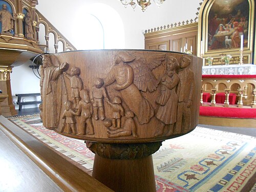 Tirups kyrka, interno