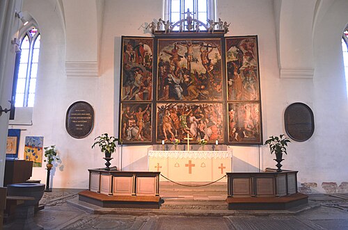 Vårfrukyrkan, interno
