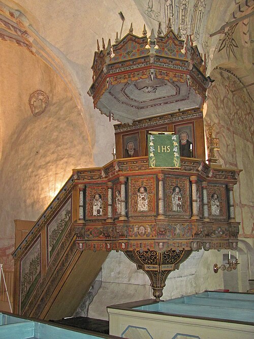 Säby kyrka, intérieur