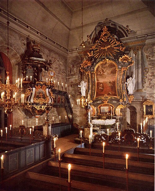 Hackås kyrka, interno