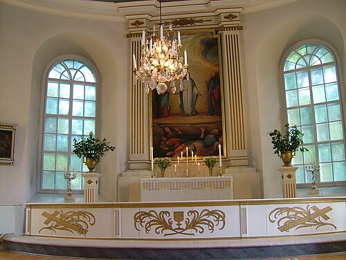Skirö kyrka, interno