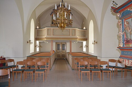 Åsle kyrka, interno