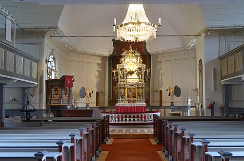 Långseruds kyrka, intérieur