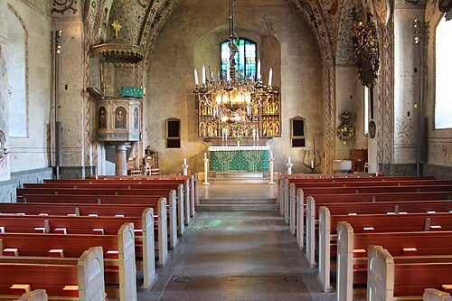 Täby kyrka, intérieur