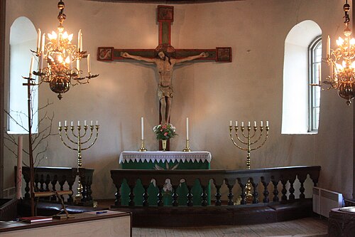 Vireda kyrka, interno