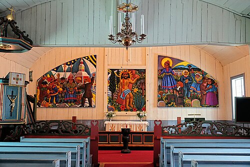 Jukkasjärvi kyrka, interno