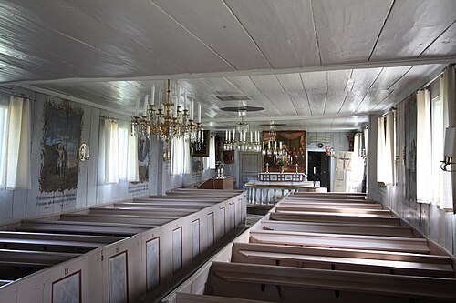 Jällby kyrka, interno
