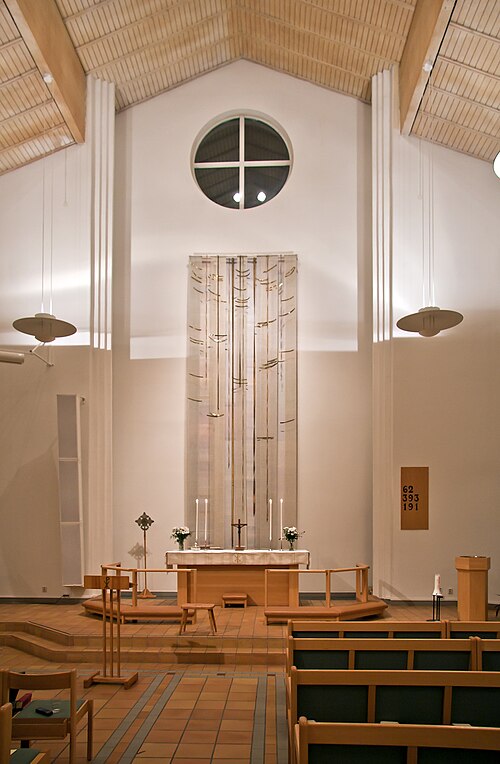 Lötenkyrkan, interno