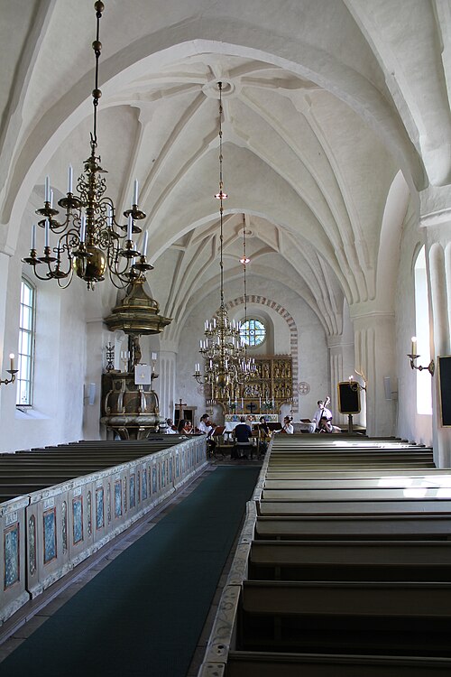 Boglösa kyrka, intérieur