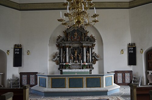 Rudskoga kyrka, interno