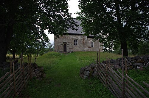Suntaks gamla kyrka, interno