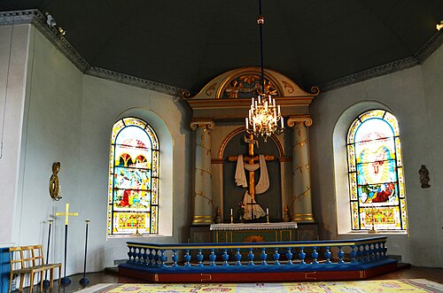 Tvärreds kyrka, interno